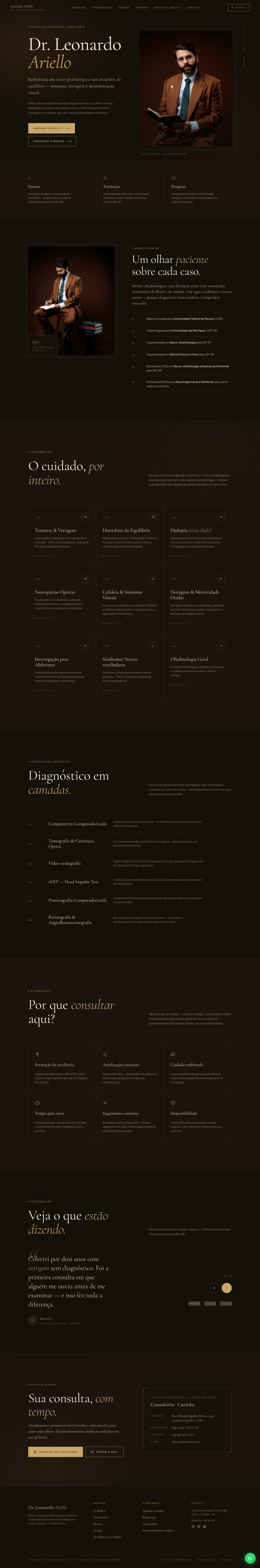 Site do Dr. Leonardo Ariello